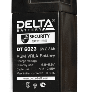 Аккумулятор 6v 2.3 Ah delta dt 6023