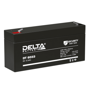 Аккумулятор AGM свинцово - кислотный 6v 3,3 Ah delta dt 6033
