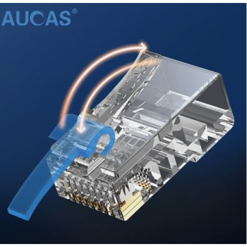 Коннектор OPL-RJ45 Cat.5e 8P8C 100PCS (ACRJ55UP-100 30U) фото 4 Вольтыбай aucas50ucat5 2 500x500 1.jpg