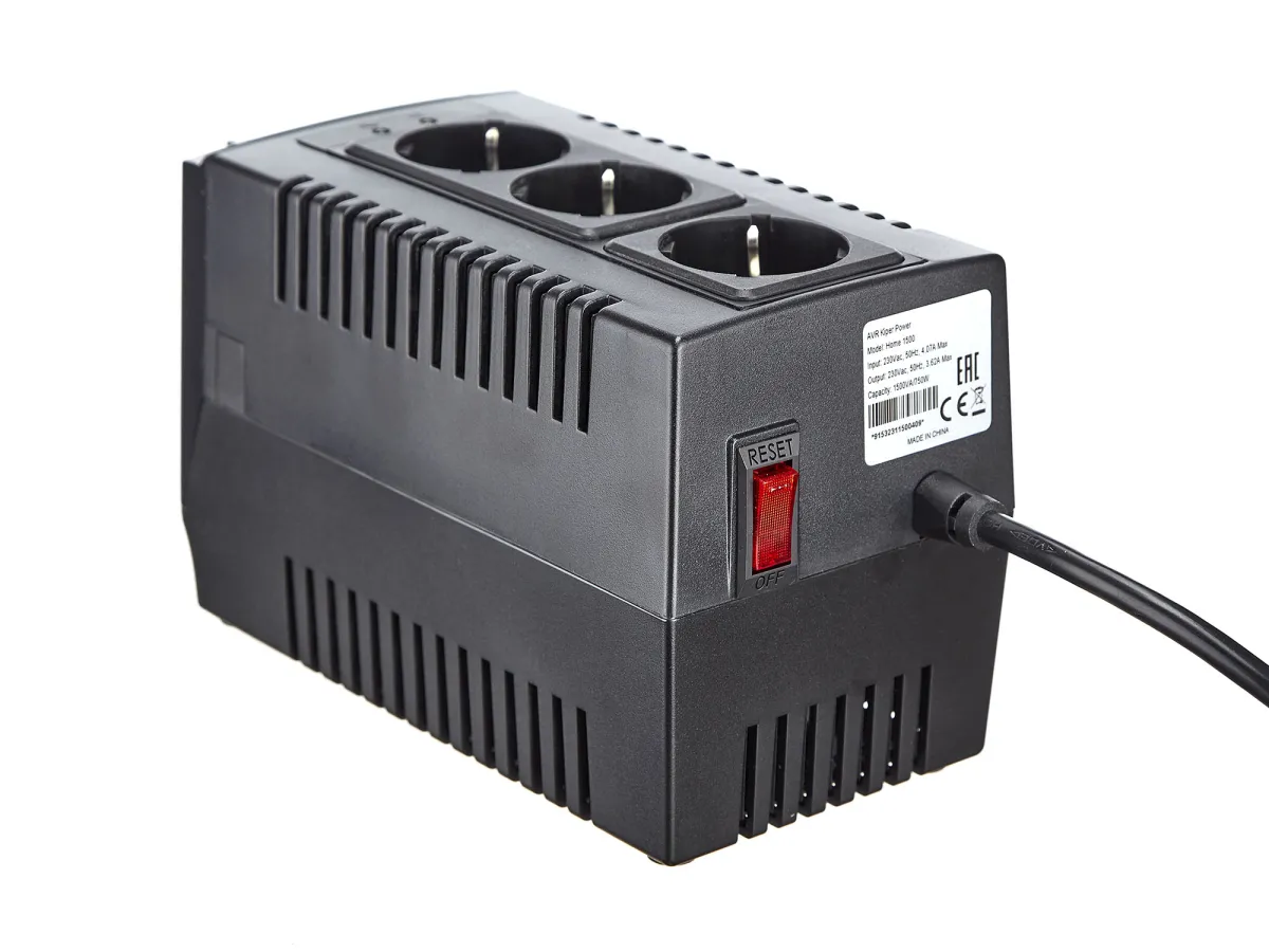 8887.0 фото 3 Вольтыбай avr stabilizator napryazheniya kiper power home 1500 1500va 750w 3