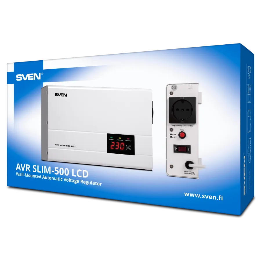 8538.0 фото 4 Вольтыбай avr stabilizator napryazheniya sven avr slim 500 lcd 4
