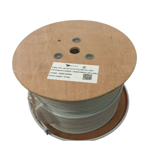 Кабель OPL-Cat.6A F/UTP 4*2*23AWG BC LSZH 305M фото 3 Вольтыбай cat6a futp305 3 500x500 1.jpg