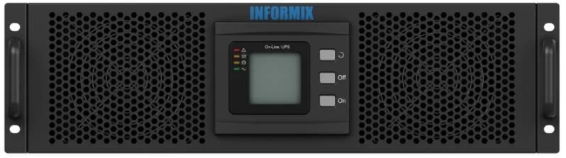 INF-MP31-RT-6k фото 1 Вольтыбай ИБП INFORMIX INF-MP31-RT-6k, Online, 6 кВА / 6000 Вт, 3U Rack, вход 3ф