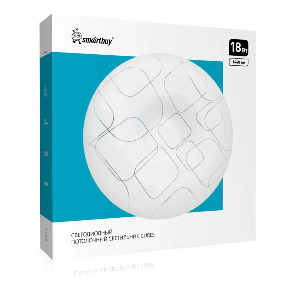 SBL-CUB-18-65 фото 5 Вольтыбай LEDSmartbuy18Вт26055ммCUBES 4