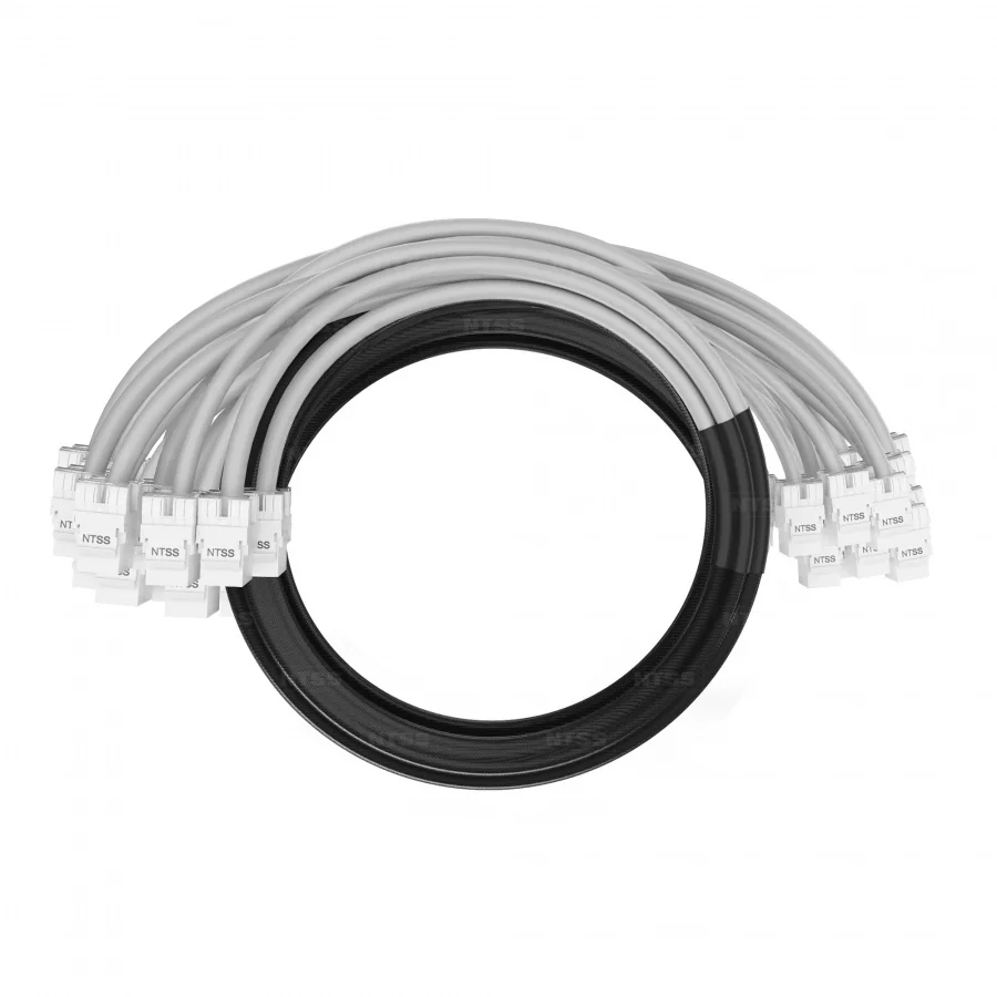 NTSS PC PM 24 UTP RJ45KJ 6A S 0.6 10.0 LSZH GY 1