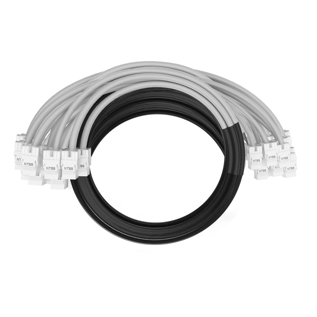 NTSS PC PM 24 UTP RJ45KJ 6A S 0.6 25.0 LSZH GY 1