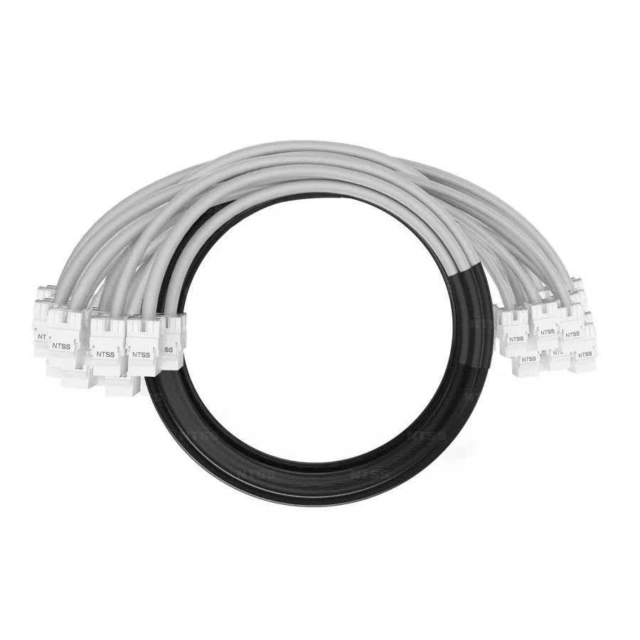 NTSS PC PM 24 UTP RJ45KJ 6A S 0.6 5.0 LSZH GY 1