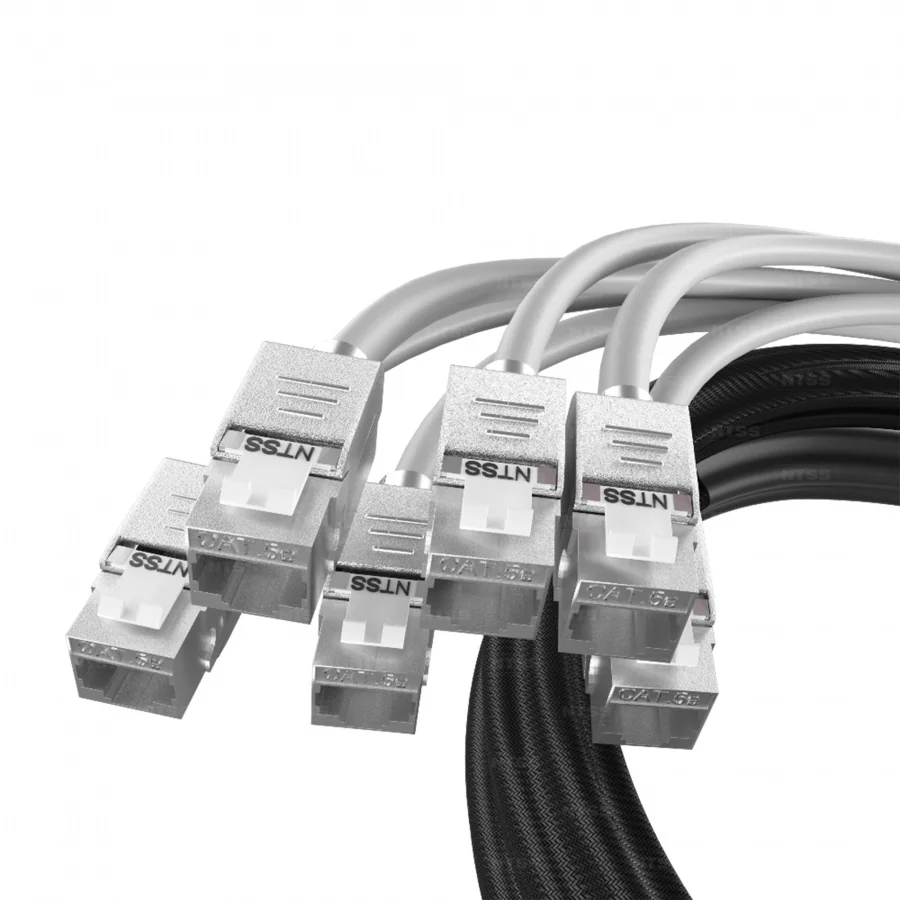 NTSS PC PM 6 FTP RJ45KJ 5e S 0.6 9.0 LSZH GY 1