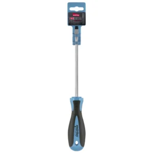 ОтверткашлицеваяSL5x150,эргономичная2хкомпонентнаярукоятка,CRV,магнит,SmartbuyTools180 1