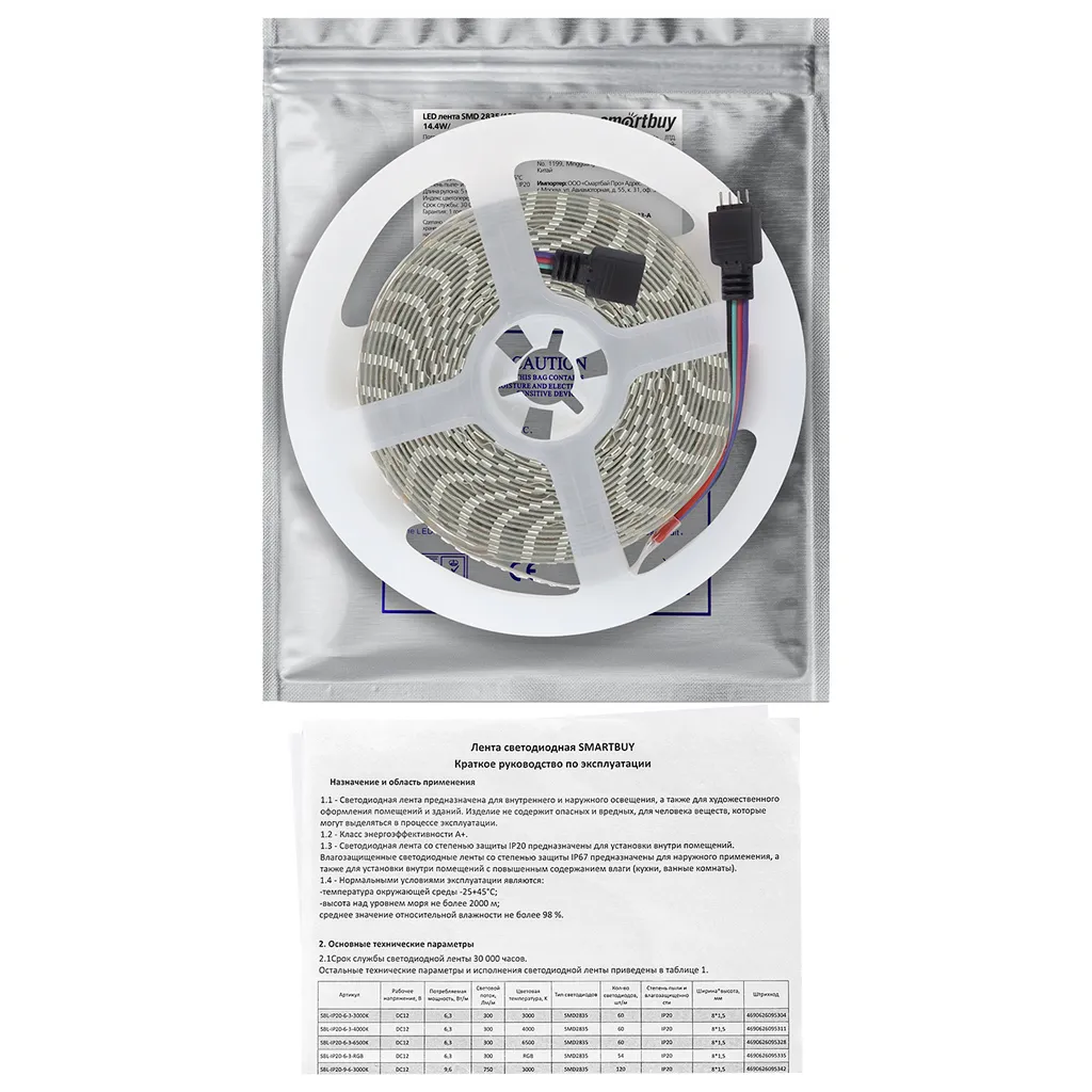 SBL-IP20-24V-14-4-RGB фото 2 Вольтыбай SBLIP2024V144RGB 2