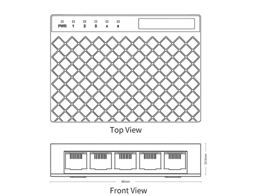 SW-PG0005 (S21-5G) фото 3 Вольтыбай гигабитный Ethernet‑коммутатор SW-PG — изображение 3