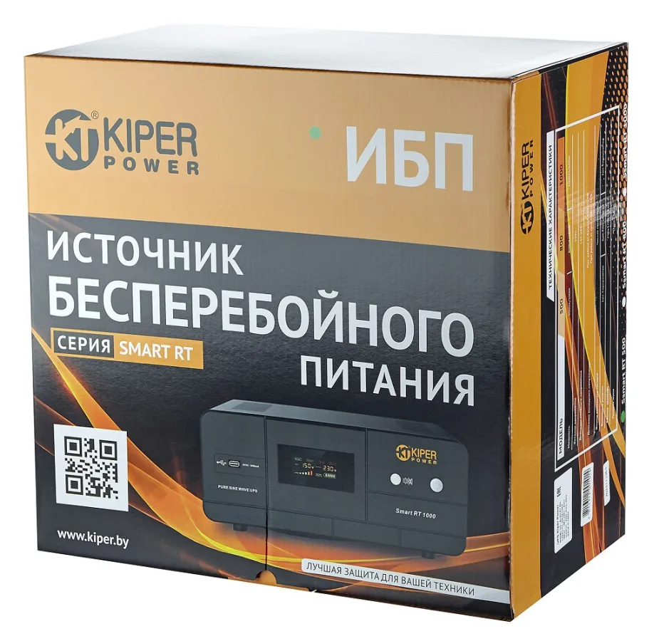 8929.0 фото 4 Вольтыбай ups smart ibp kiper power smart rt 500 500va 300w 4