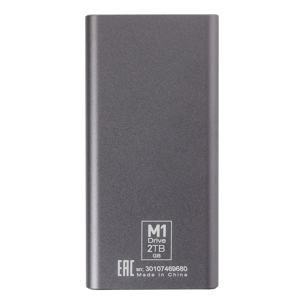 SBSSD2T0-M1G-U31C фото 5 Вольтыбай ВнешнийSSDSmartbuyM1Drive2TBUSB3.1metalgrey 2